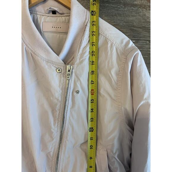 BLANK NYC Women's Nylon Bomber Jacket Large Lavender $148 Excellent Comfy - Picture 9 of 9